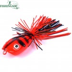 Winter Fishing Frog Surface Mini Frog Popper Plugs Panfish Baits Bass Carp Artificial Hard Fishing Lures Pesca Tackle 46mm/55mm