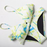 Women Swimwear Woman Beach New Summer 2016 Sexy Swimsuit Bath Suit Push Up Bikini set Bathsuit Biquini Chloroprene rubber Bikini