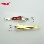 YAPADA Spoon 005  Backlight 6pcs/lot Metal Spoon Multicolor Fishing Lures new