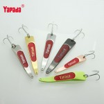 YAPADA Spoon 005  Backlight 6pcs/lot Metal Spoon Multicolor Fishing Lures new