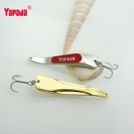 YAPADA Spoon 005  Backlight 6pcs/lot Metal Spoon Multicolor Fishing Lures new