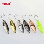 YAPADA Spoon 008 Vermin 5g 36mm 6pcs/lot Multicolor Metal Spoon Fishing Lures