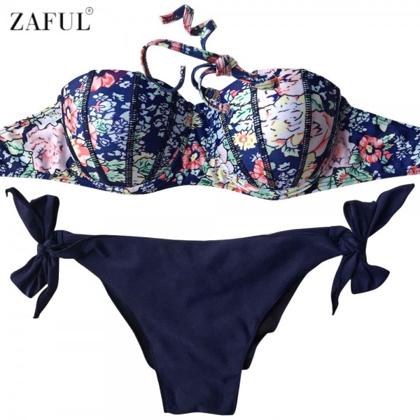 ZAFUL Bikini Set 2017 Newest Summer Swimwear Women Sexy Beach Swimsuit Bathing Suit Push Up Brazilian Maillot De Bain Biquini