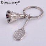 badminton battledore keychain sport style key chain pendant key ring for the key woman handbag pendant accessories charms