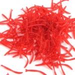 hot-selling 200pcs Smell red worm lures 2cm soft bait carp fishing lure set artificial fishing tackleFREESHIPPING