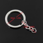 new fashion men 30mm keychain DIY metal holder chain vintage badminton shuttlecock 24*16mm antique silver pendant