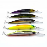 one piece14.5cm/12.2g Big game fishing lures plastic hard bait fishing tackle pesca fish wobbler minnow artificial lure swimbait