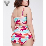 plus size swimwear large size swimwear Plus size bathing suit 2017 Summer bikini high waist swimsuit plavky retro Biquini H394 