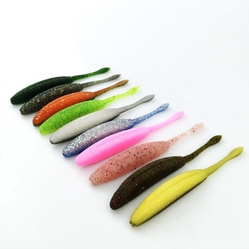 -Artificial-fishing-lure-soft-with-salt-smell-4pcs-54g95cm--vivid--Fishing-Worm-Swimbait-Soft-Lure-F-32755741117