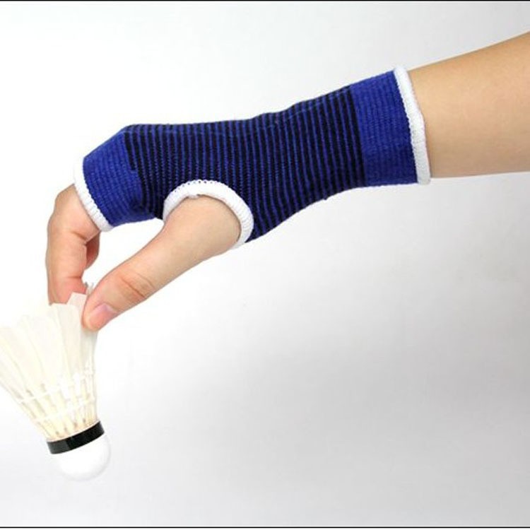 1-Piece-Badminton-Single-pole-Sport-Race-Protective-Hand-Gloves-Spandex-Blue-Color-Design-Breathable-32228870043