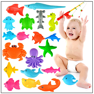 1-set-Learning-amp-education-magnetic-fishing-Playsets-toy-12-Plastic-Fish-and-1-Rod-baby-Bath-Time--32670196548