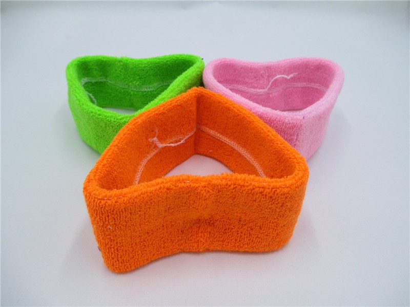 100-Cotton-Thick-Tower-Sports-Headband-Tennis-Badminton-Basketball-Sweatband-Head-Sweat-Band-Basketb-32655659339