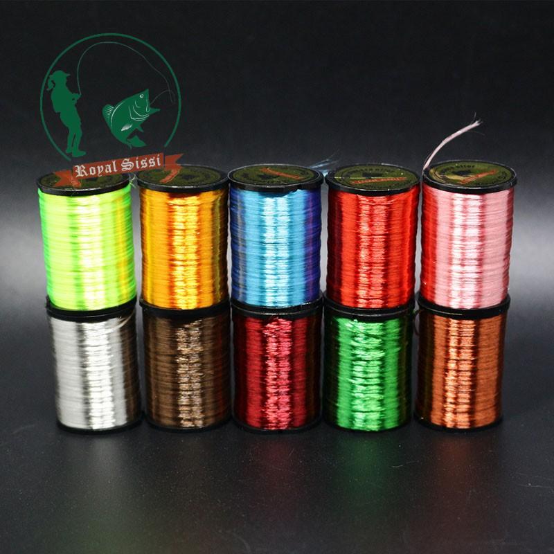 10Colors-SALTWATERTROUTBASSSALMON-Fly-Tying-Materials-Tinsel-Floss-Wire-Thread-For-Fly-Fishing-Nymph-32692136001