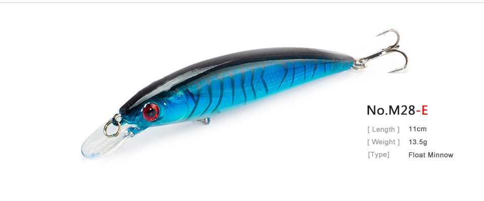 10PCSLOT-135G-11CM-Fishing-Lure-Minnow-Lures-Hard-Bait-Pesca-Fishing-Tackle-isca-artificial-10-Color-32299985099