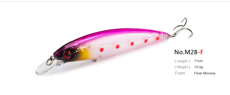 10PCSLOT-135G-11CM-Fishing-Lure-Minnow-Lures-Hard-Bait-Pesca-Fishing-Tackle-isca-artificial-10-Color-32299985099