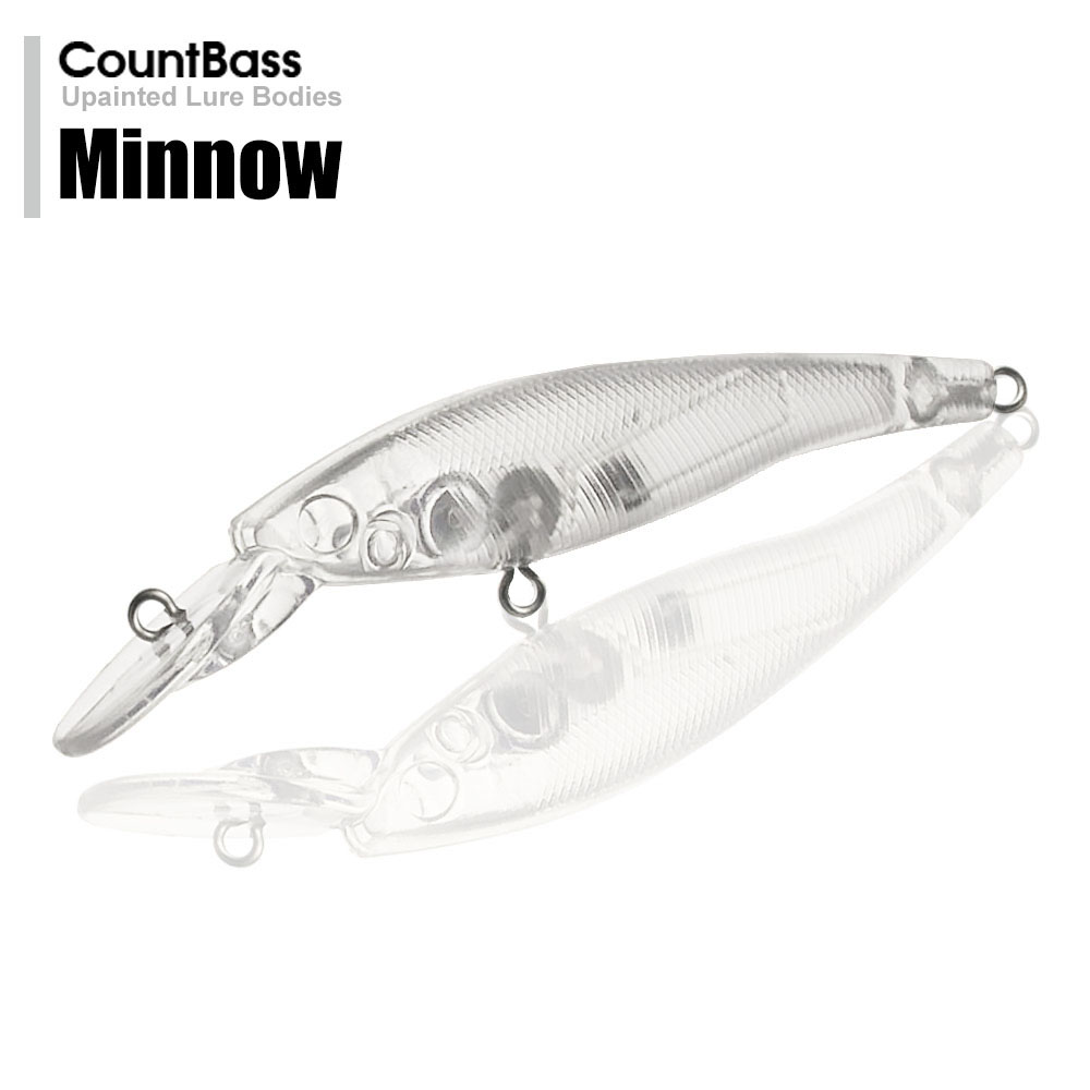 10pcs-Countbass-Blank-Hard-Lure-BL054-70mm-Minnow-Unpainted-Fishing-Bait-Wobblers-Free-shipping-32732924354