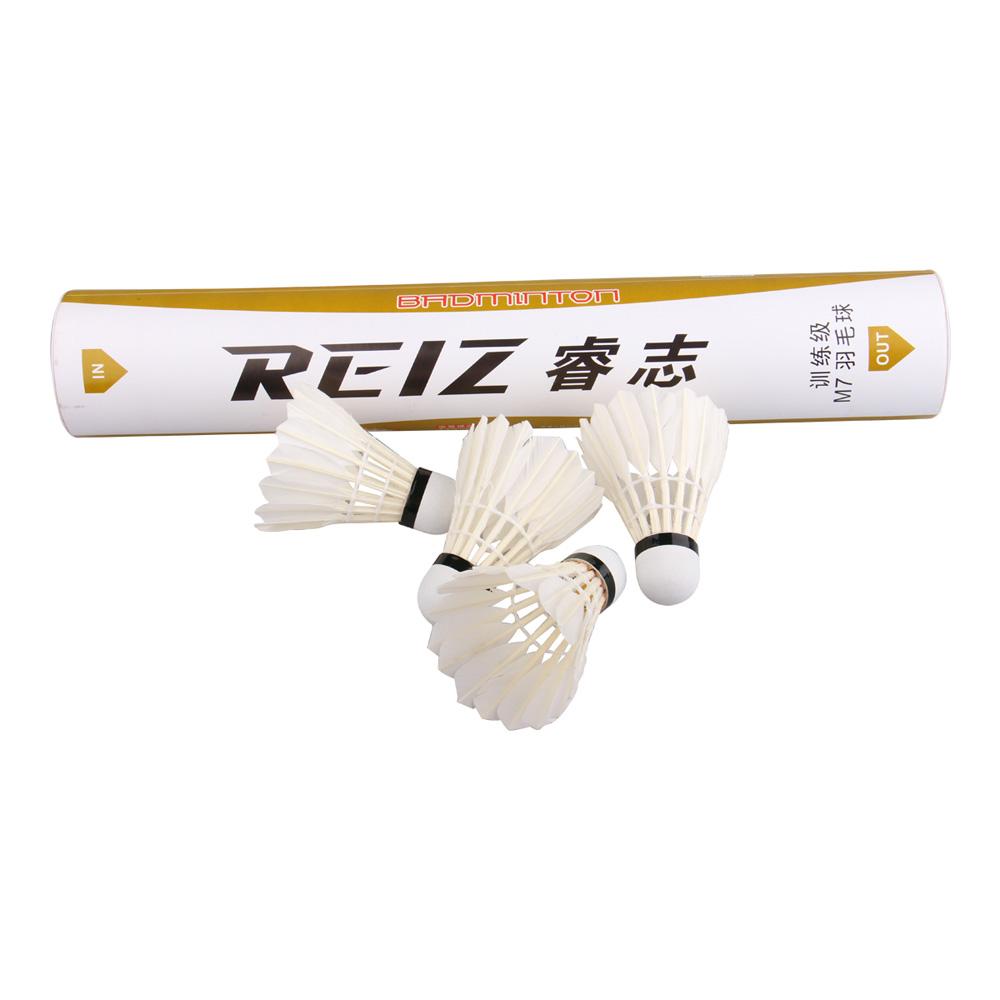 12PCS-Sport-Training-White-Goose-Feather-Birdies-Shuttlecocks-Badminton-Ball-CiGu-duck-feather-76-Sp-32674946067