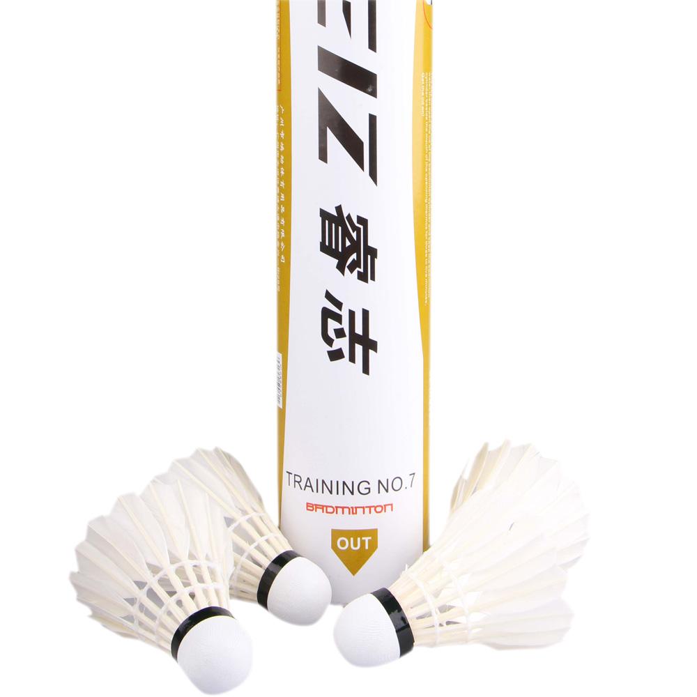 12PCS-Sport-Training-White-Goose-Feather-Birdies-Shuttlecocks-Badminton-Ball-CiGu-duck-feather-76-Sp-32674946067