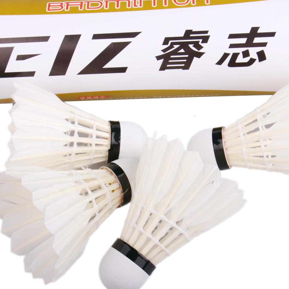 12PCS-Sport-Training-White-Goose-Feather-Birdies-Shuttlecocks-Badminton-Ball-CiGu-duck-feather-76-Sp-32674946067