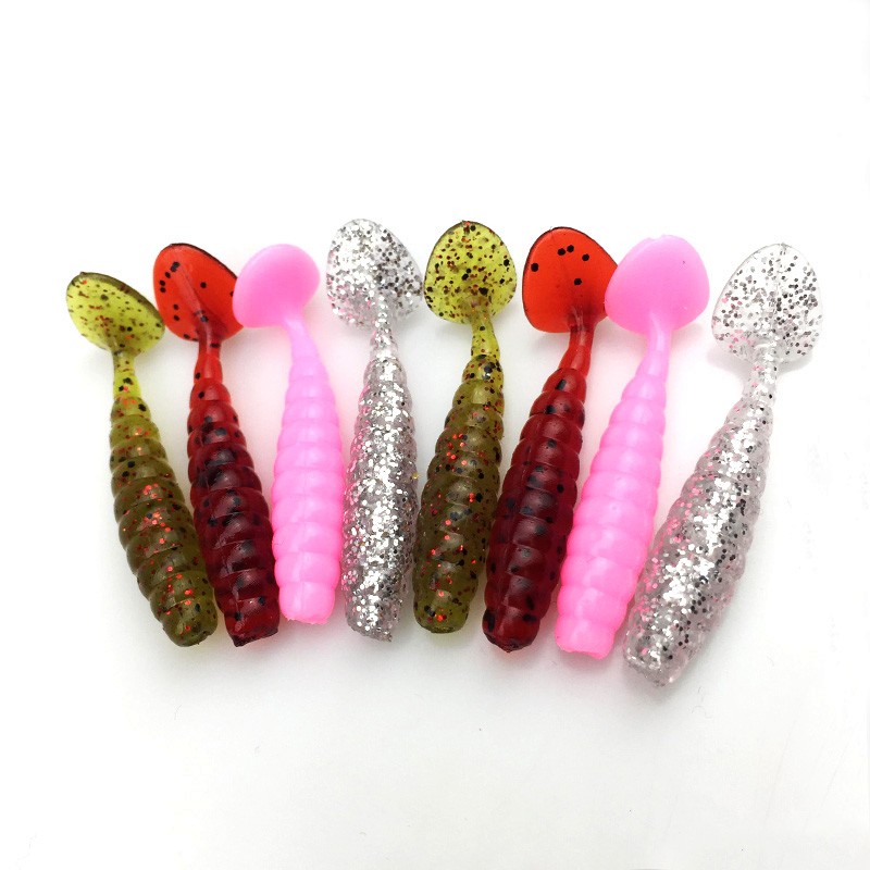 14PcsLot-4cm13g-Lures-Soft-Bait-Worms-fishing-lure-with-salt-smell-Hot-Fishing-Takcle-Grub-Artificia-32735261273