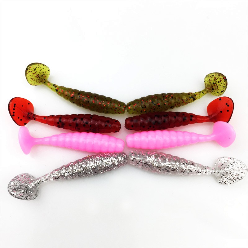 14PcsLot-4cm13g-Lures-Soft-Bait-Worms-fishing-lure-with-salt-smell-Hot-Fishing-Takcle-Grub-Artificia-32735261273