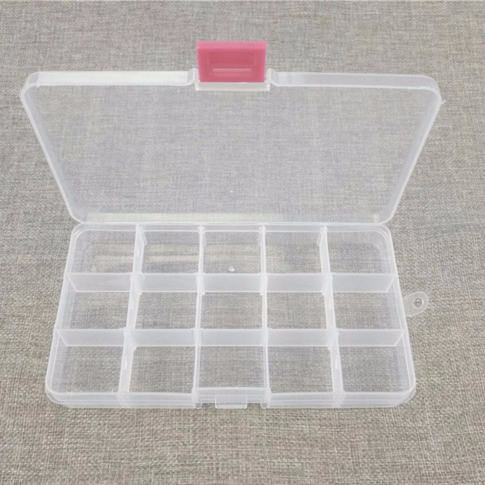 15-Compartments-Transparent-Visible-Plastic-Fishing-Lure-Box-Fishing-Tackle-box-Multifunctional-Fish-32797402767