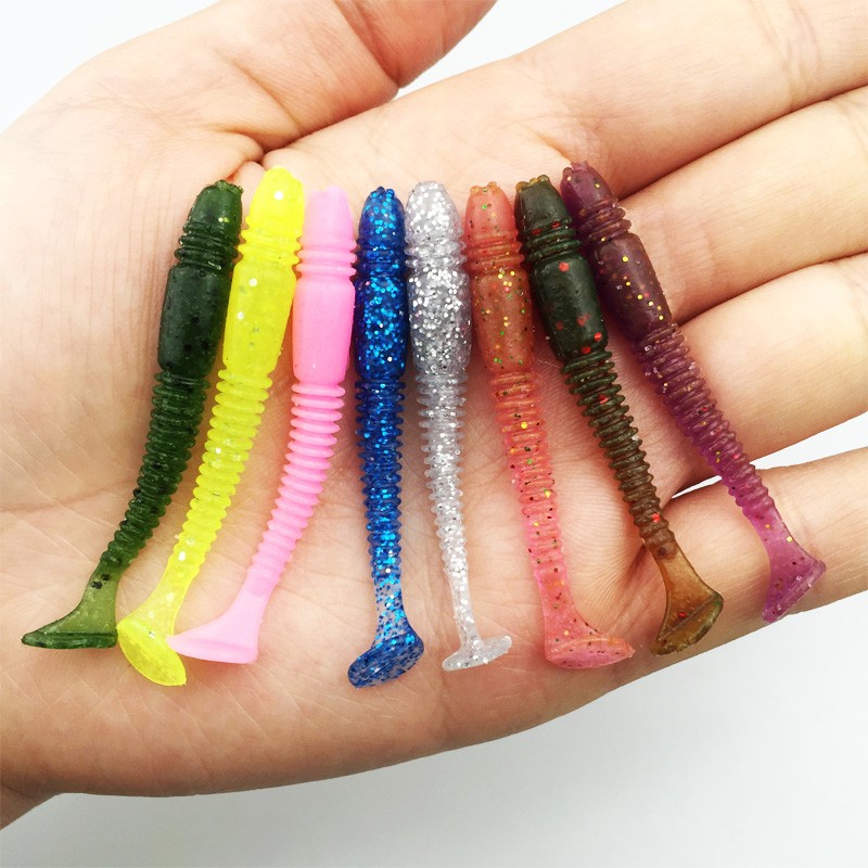 16PcsLot--5cm1g-Lures-Soft-Bait-Worms-fishing-lure-with-salt-smell-Hot-Fishing-Takcle-Grub-Artificia-32736004815