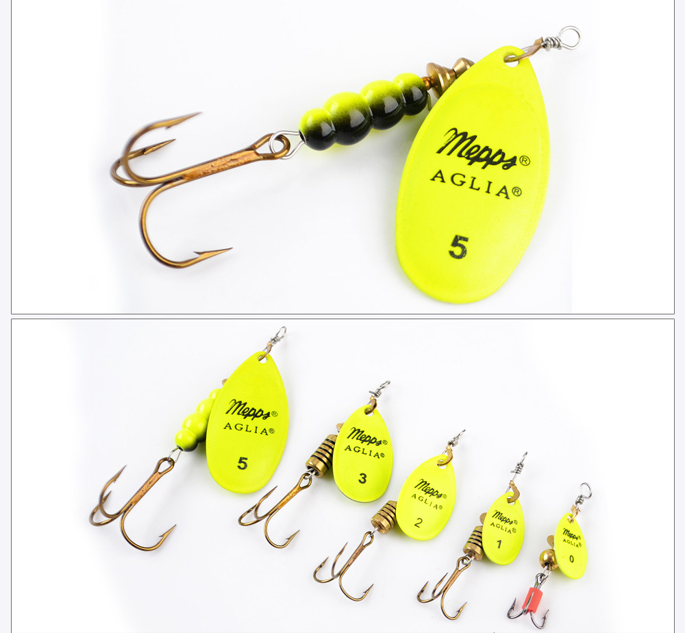 1PC-4-Color-Size0-Size5-Fishing-Hard-Lure-Bait-Leurre-Peche-Mepps-Spoon-Fishing-Tackle-Vissen-Pesca--32713284150