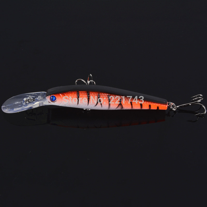 1PCS-4-COLORS-125cm-14g-Hard-Fishing-Lures-Plastic-Minnow-Crankbaits-Treble-Hooks-Artificial-Bait-32703071027