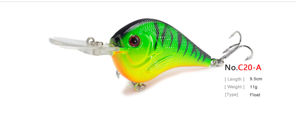 1PCS-Fishing-Lure-Deep-Swimming-Crankbait-95cm114g-Hard-Bait-5-colors-available-Tight-Wobble-Slow-Fl-32392852119