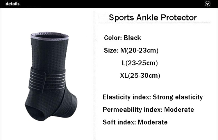 1pcs-Sports-Safety-Elastic-Ankle-Support-Basketball-Taekwondo-Badminton-Ankle-Protection-Bandage-Ank-32613043833