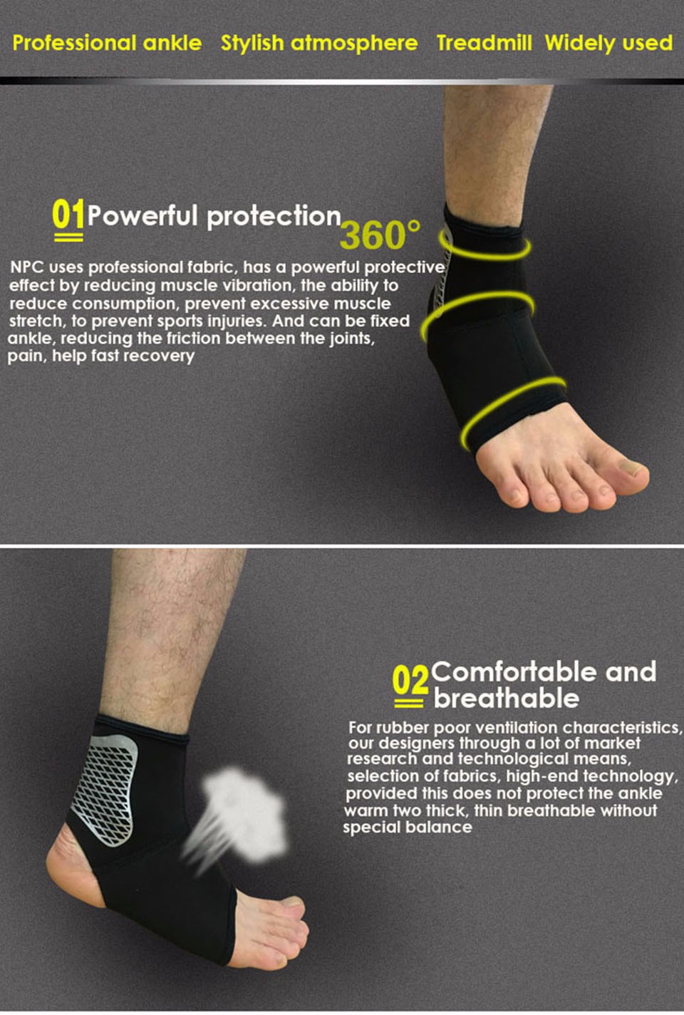 2-PCS-Sports-Safety-Ankle-Support-Gym-Football-Badminton-Basketball-Ankle-Protector-Foot-Brace-Suppo-32749882365