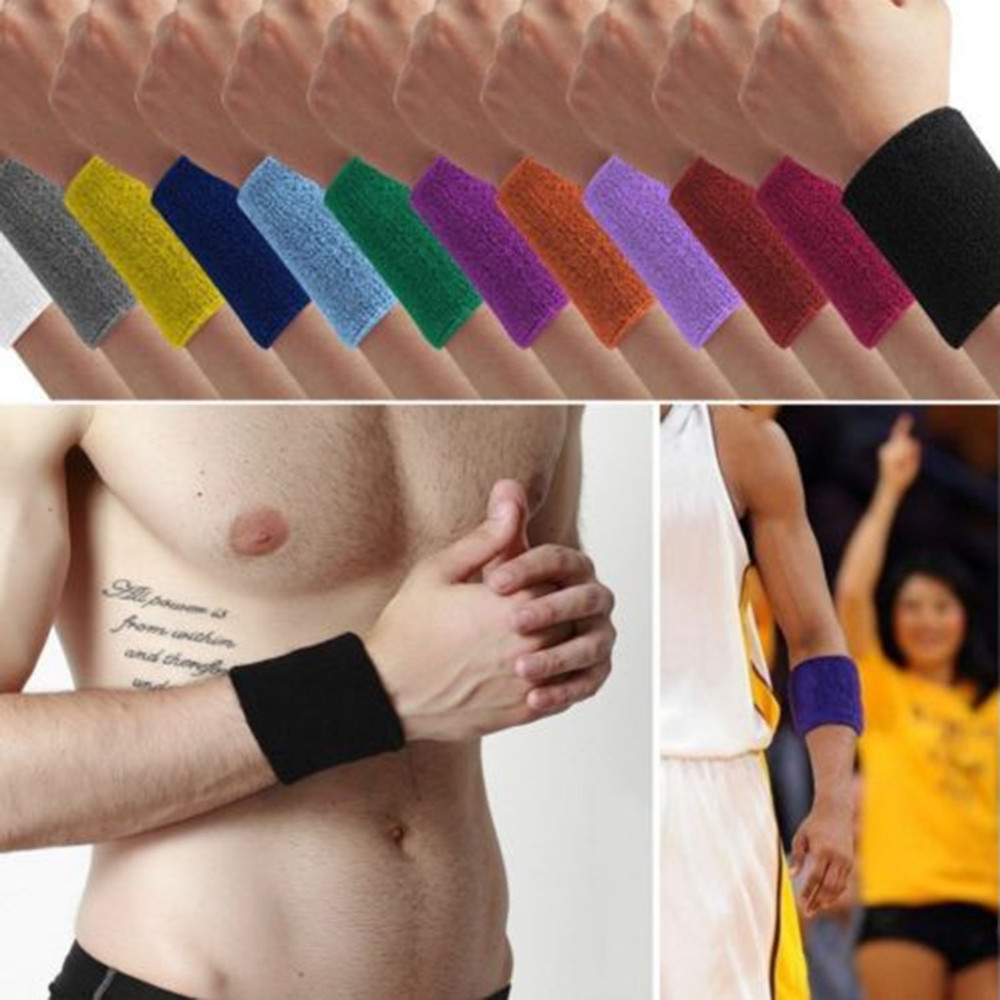 2-Piece-Sports-Wristband-Brace-Wrap-Bandage-Gym-Running-Sport-Sweat-Band-Safety-Wrist-Support-Badmin-32701365697