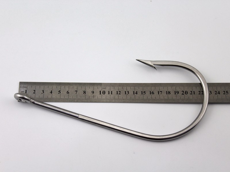 200-Large-Ocean-Ultra-Strong-Shark-Tuna-Hook-Big-Game-Stainless-Steel-Thick-Wire-Barbed-Ocean-Boat-S-32722572707