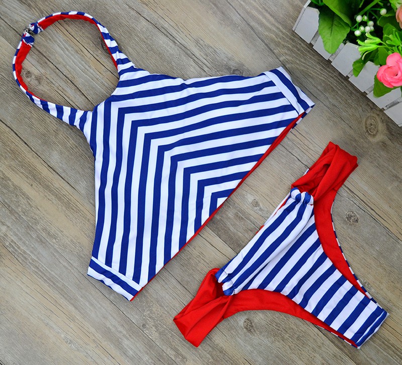 2016--New-Retro-Halter-Swimsuit-Reversible-Bikini-Bandage-Swimwear-Cut-Out-Swimsuit-Brazilian-Printe-32542174471