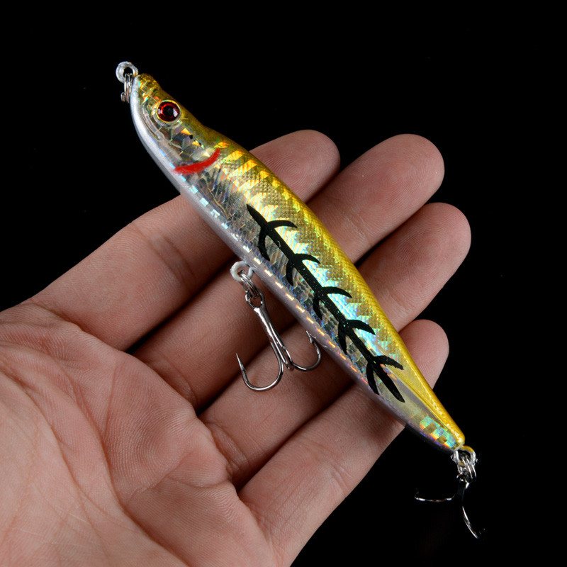 2016-New-95CM16G-Heavy-Minnow-Fishing-Crankbait-Hard-Artificial-Bait-Treble-Hooks-Fish-Wobbler-Japan-32742200429