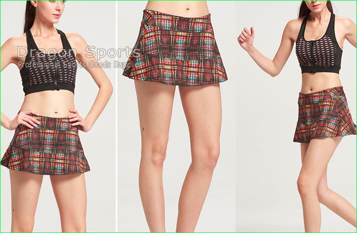 2016-New-Grid-Sports-Bust-Short-Skirt-Women-Tennis-Badminton-Mini-Skorts-Summer-Quick-Dry-32686600691