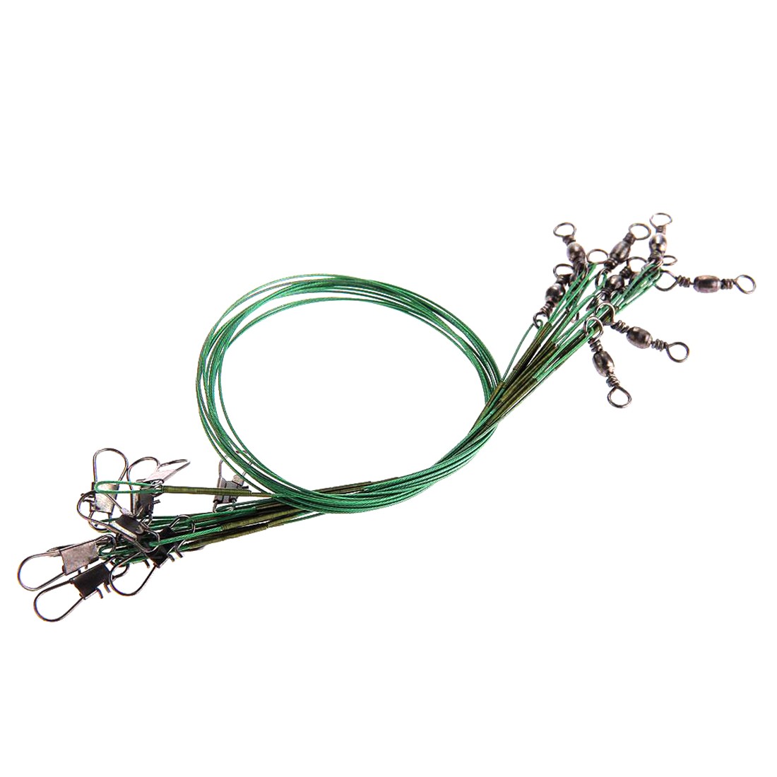 2016-New-Hot-Sale-High-Quality-Practical-10pcs-28cm-Copper-Fishing-Leader-Wire-Fish-Tackle-Rig-Dark--32612778982