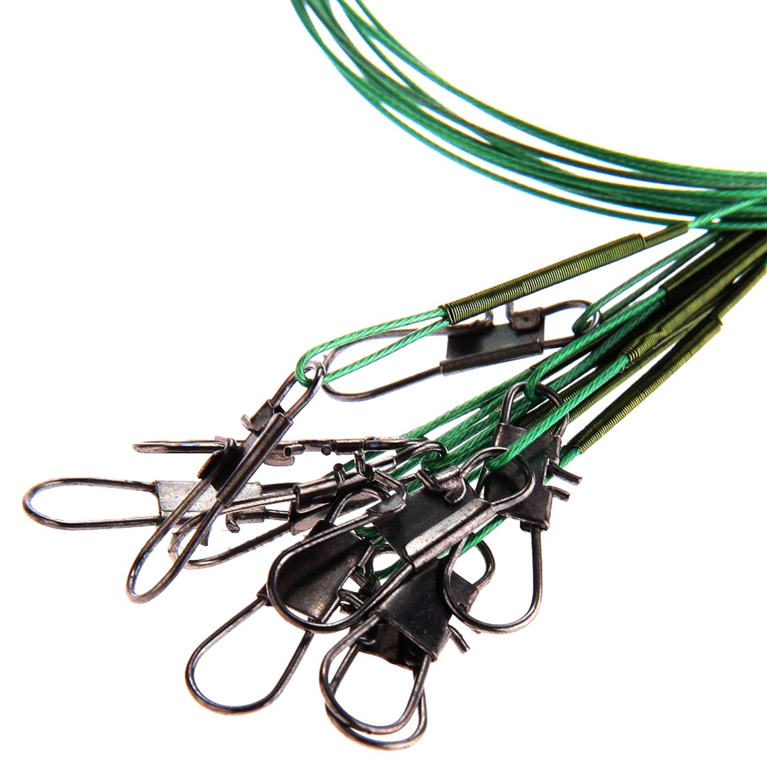 2016-New-Hot-Sale-High-Quality-Practical-10pcs-28cm-Copper-Fishing-Leader-Wire-Fish-Tackle-Rig-Dark--32612778982