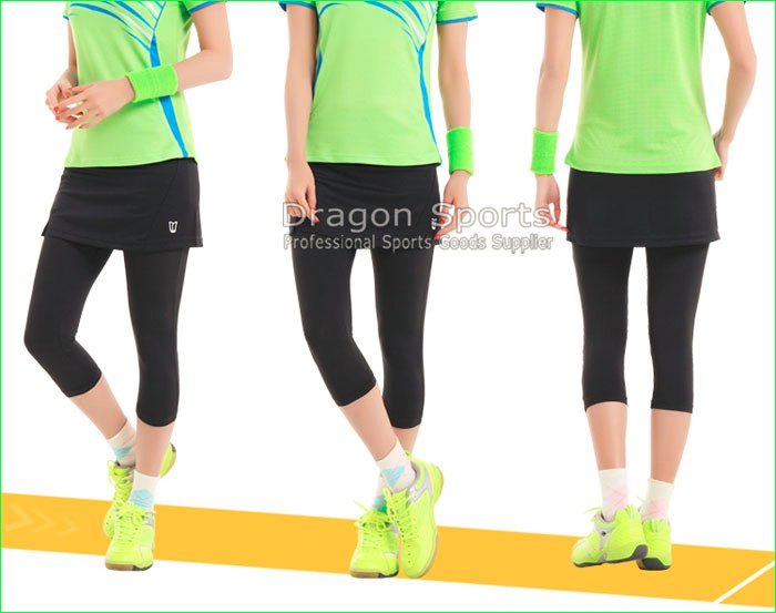 2016-New-Sports--Fake-Two-Pieces-Running-Leggings-Tennis-Badminton-Yoga-Skirt-Pants-Quick-Dry-32741410342