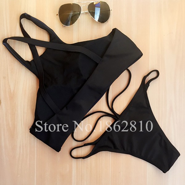 2016-New-Women-Bikinis-High-Neck-Push-up-Bikini-Set-Geometry-Black-Swimwear-Female-Slim-Print-Swimsu-32533089465