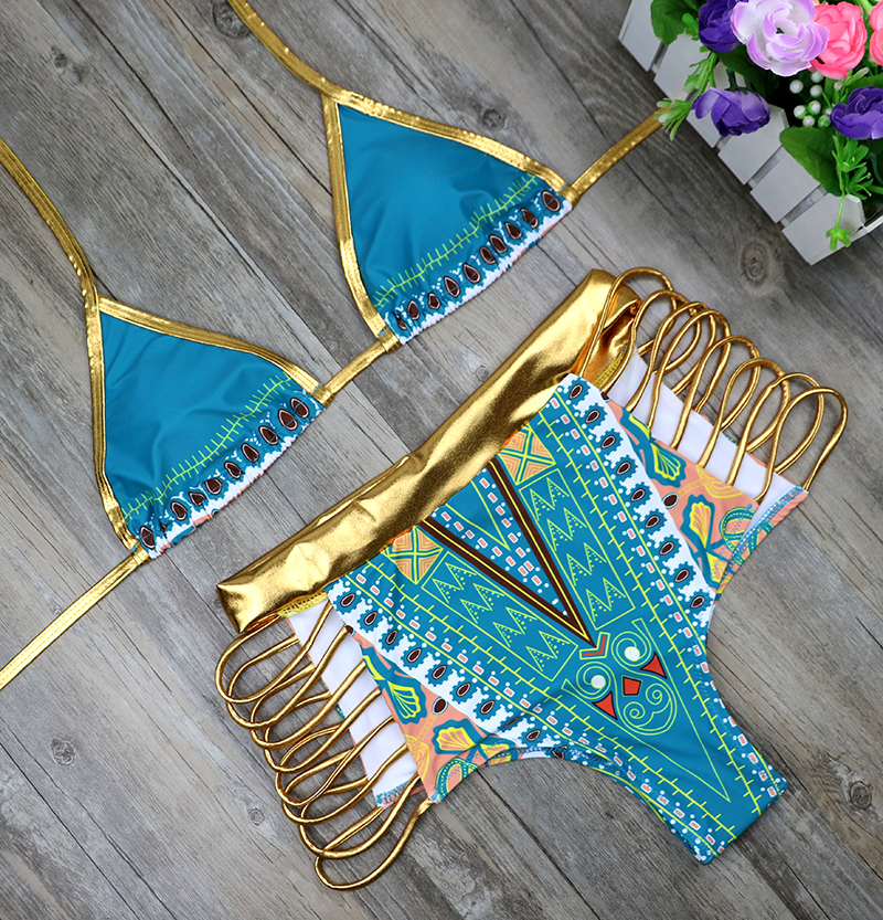 2017-New-African-Print-Two-Pieces-Bath-Suits-Bikini-Set-Sexy-Geometric-Swimwear-Swimsuit-Gold-High-W-32788652245