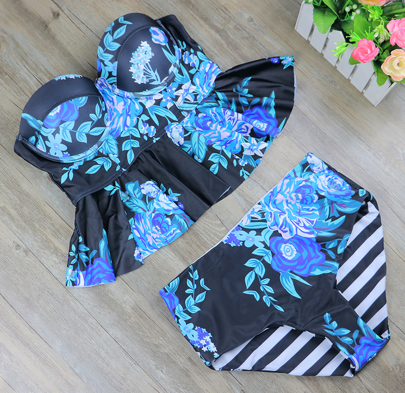 2017-New-Print-Bikinis-Women-Swimsuit-High-Waist-Bathing-Suit-Plus-Size-Swimwear-Push-Up-Bikini-Set--32784556984