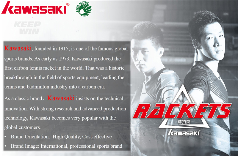 2017-Six-Star-100-Genuine-Kawasaki-The-Best-Quality-Badminton-Racket-Professional-Offensive-Powerful-32794595800