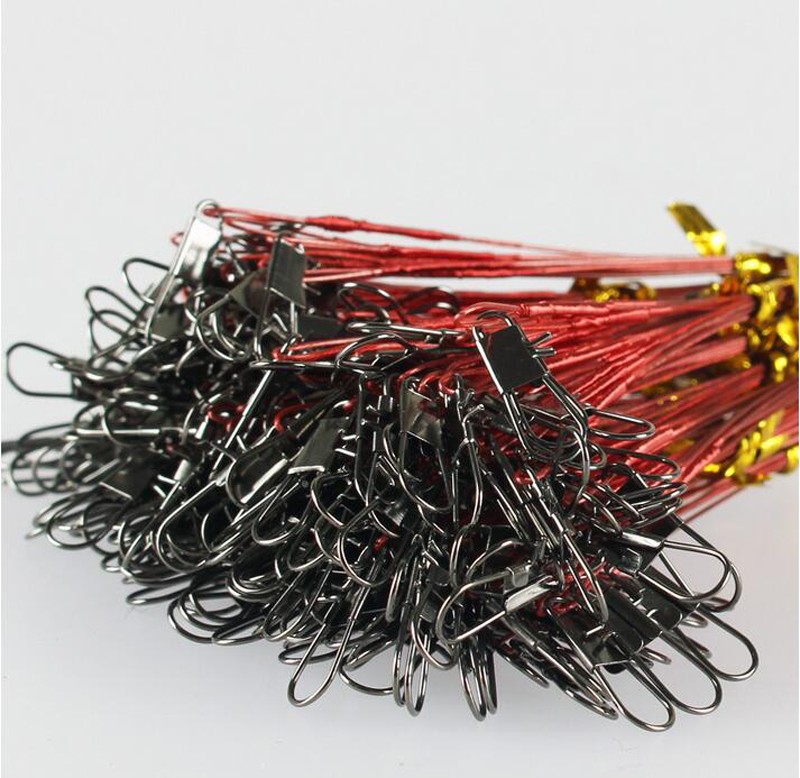 20Pcs-Fly-Fishing-lead-Line-Leader-Wire-leading-line-Sleeve-and-Swivel-Stainless-Steel-Rolling-Swive-32757370520