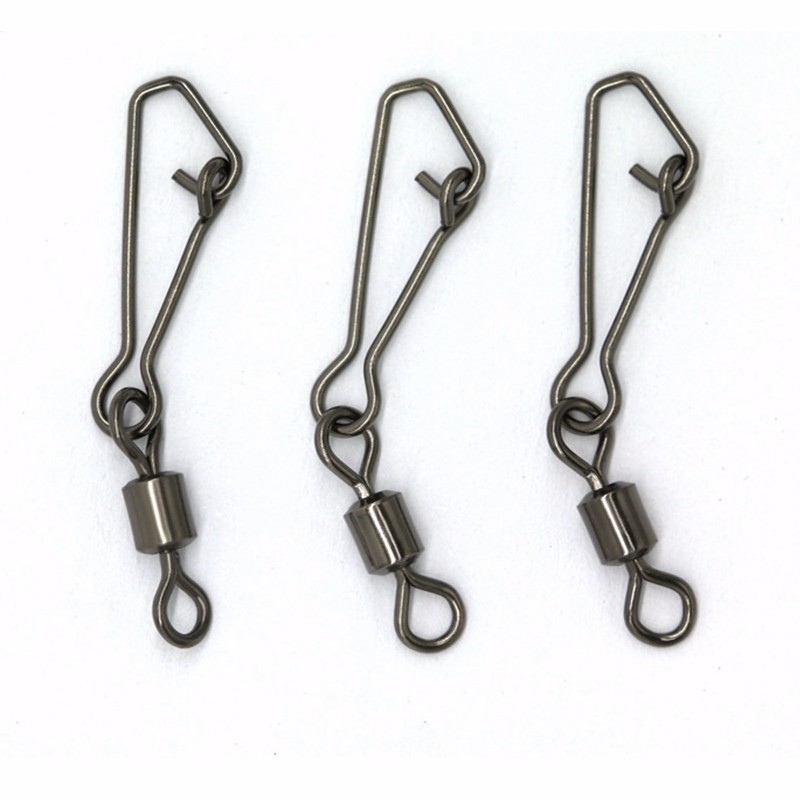 25Pcs-Fishing-Swivels-MSQL-Interlock-Rolling-Swivel-With-Hooked-Snap-Fish-Hook-Connector-Stainless-S-32687488041