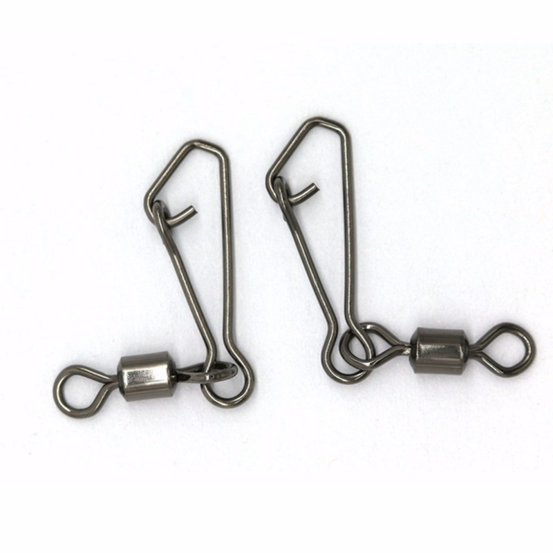 25Pcs-Fishing-Swivels-MSQL-Interlock-Rolling-Swivel-With-Hooked-Snap-Fish-Hook-Connector-Stainless-S-32687488041