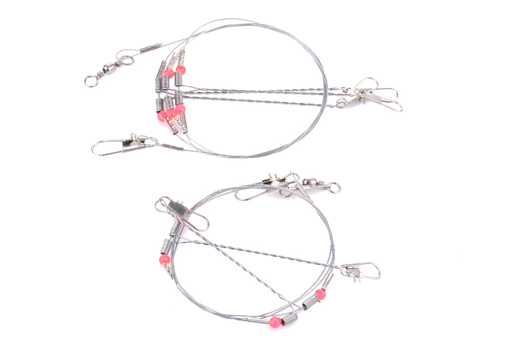 2PCSLOT-70LB-77CM-Wire-Rig-With-2-Arm-and-3-Arm-Fishing-Leader-Line-Free-Shipping-32748417107