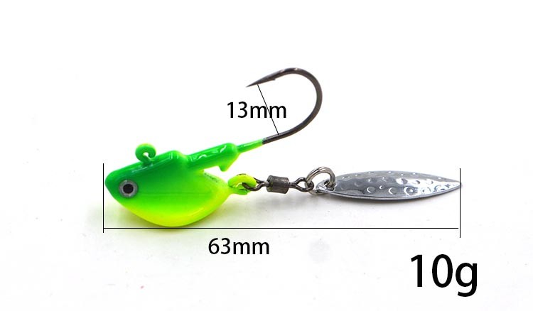 2pcspack--7g1014g21g-Fishing-Jig-Head-Hooks-With-Spinner--Metal-Spoon-Fish-Hook-Soft-bait-hook-Fishi-32643090217