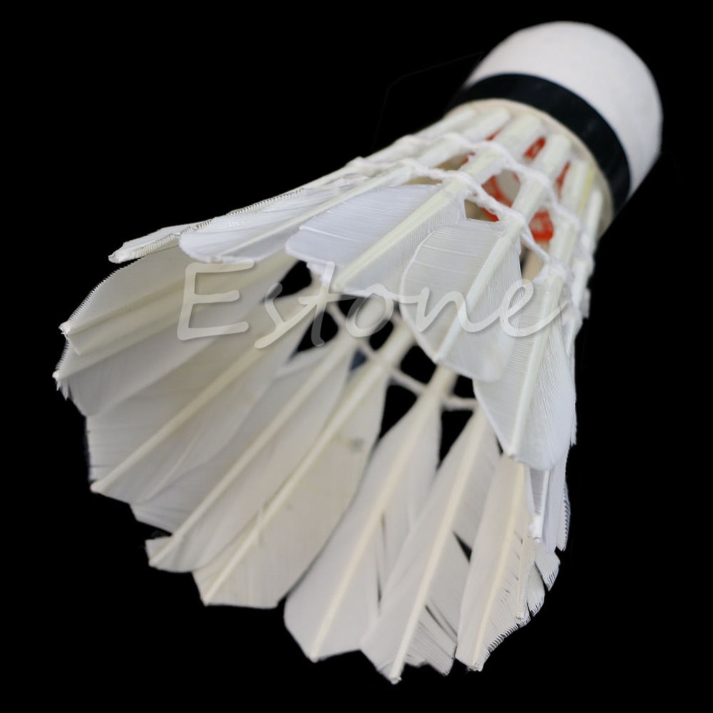 3pcs-Training-White-Goose-Feather-Shuttlecocks-Badminton-Game-Sport-Competition-32773679839